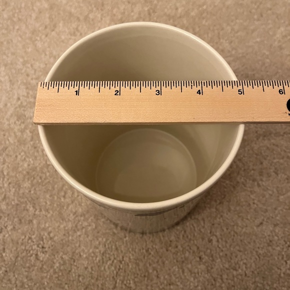 Lenox Poppies On Blue large canister with lid. - Picture 3 of 6